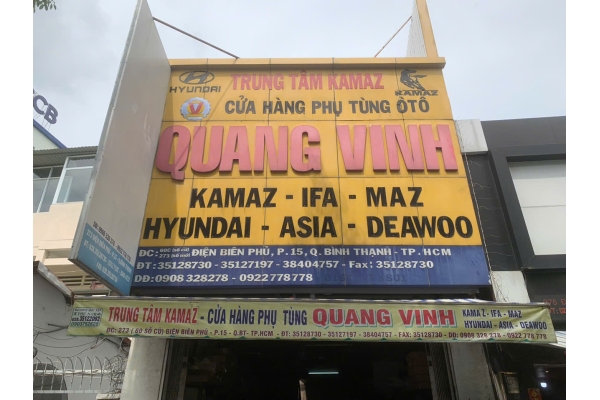Cửa hàng cung cấp phụ tùng ô tô xe tải uy tín nhất Sài Gòn